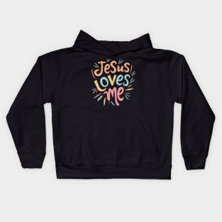 Jesus Loves Me - vintage design Kids Hoodie